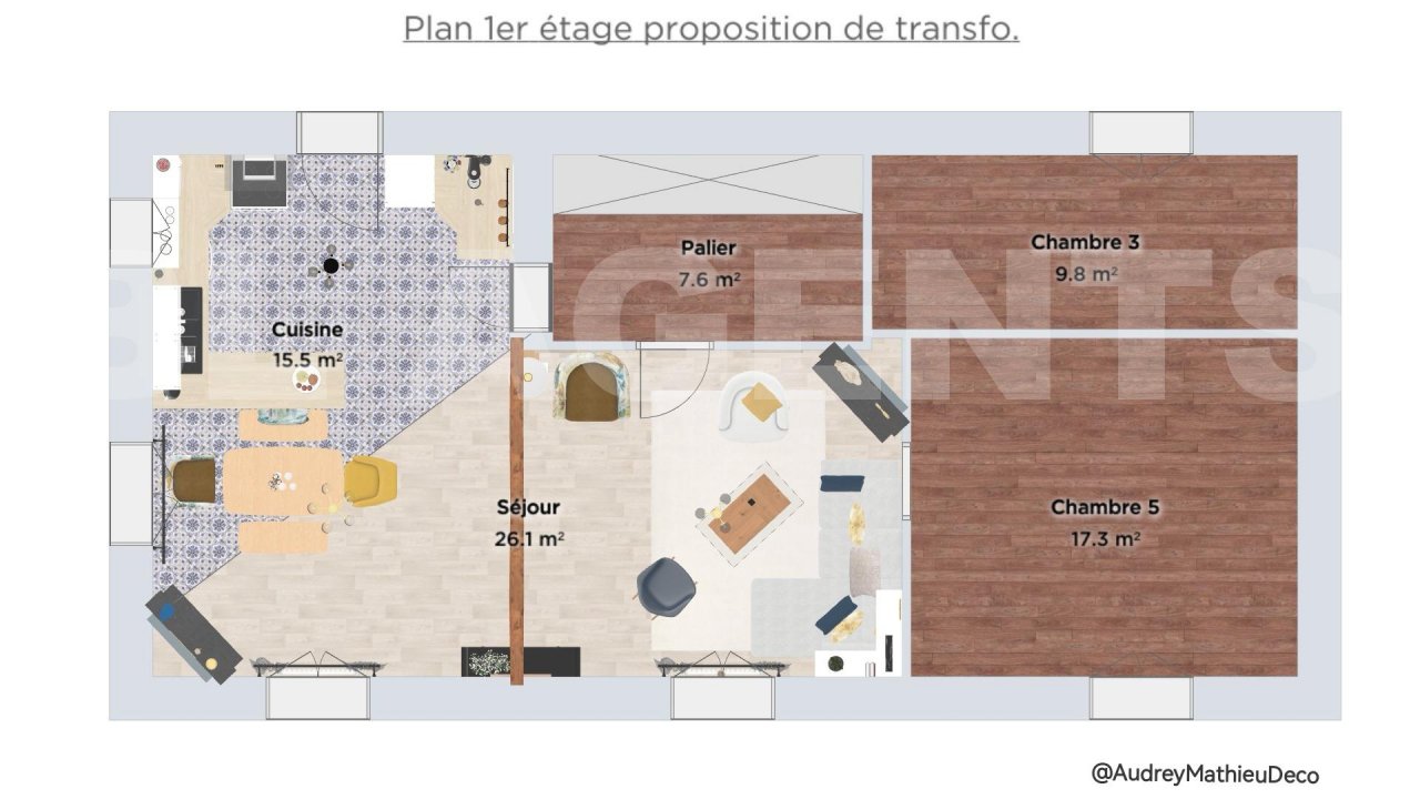 Plan 1er étage transfo