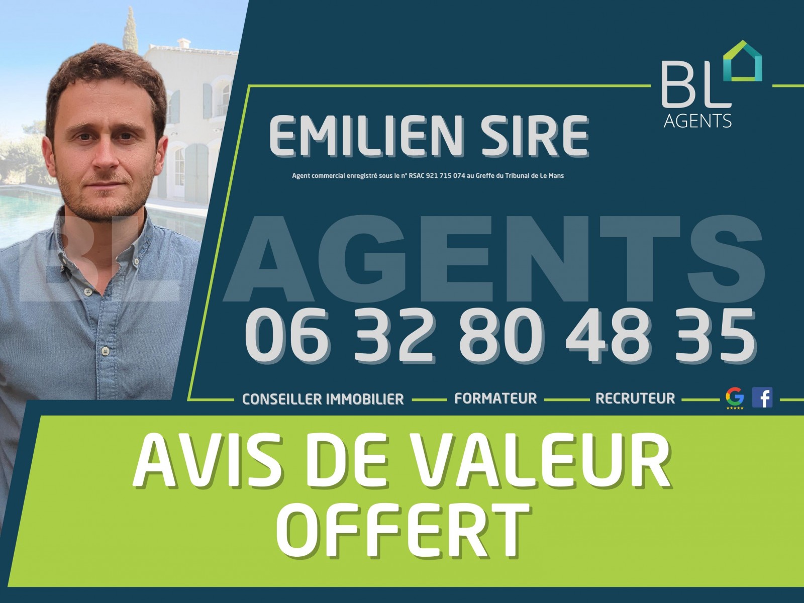 Avis de valeur offert